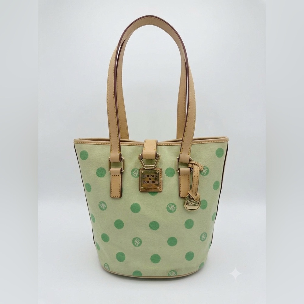 Vintage Dooney & Bourke Y2K Bubble Dot Bucket Bag